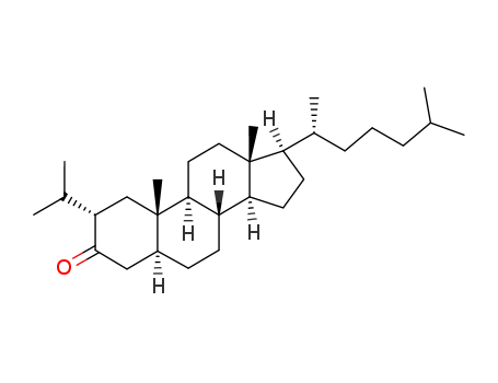 2α-(1-メチルエチル)-5α-コレスタン-3-オン