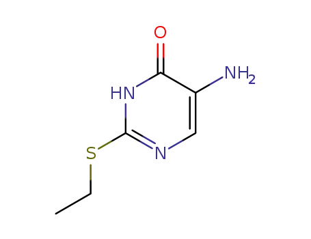 Molecular Structure of 6935-11-1 (5-amino-2-(ethylsulfanyl)pyrimidin-4(3H)-one)