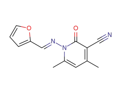 1,2-ジヒドロ-4,6-ジメチル-1-(フルフリリデンアミノ)-2-オキソピリジン-3-カルボニトリル