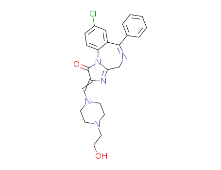 1H-Imidazo[1,2-a][1,4]benzodiazepin-1-one,8-chloro-2,4-dihydro-2-[[4-(2-hydroxyethyl)-1-piperazinyl]methylene]-6-phenyl-