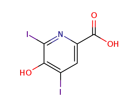 5-HYDROXY-4,6-DIIODOPYRIDINE-2-카르복실산