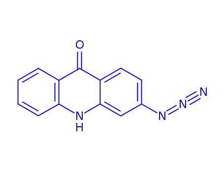 Molecular Structure of 61068-67-5 (1-(9-oxo-9,10-dihydroacridin-3-yl)triaza-1,2-dien-2-ium)