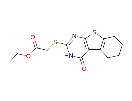 ethyl 2-((4-oxo-3,4,5,6,7,8-hexahydrobenzo[4,5]thieno[2,3-d]pyrimidin-2-yl)thio)acetate