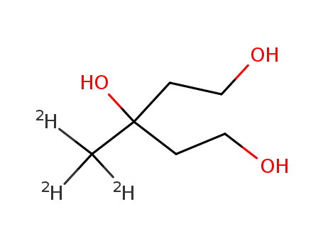 Molecular Structure of 305838-12-4 (3-[2H<sub>3</sub>]methylpentane-1,3,5-triol)