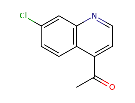 Molecular Structure of 89770-25-2 (Ethanone, 1-(7-chloro-4-quinolinyl)-)