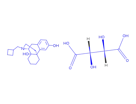 (-)-17-(Cyclobutylmethyl)morphinan-3,14-diol D-tartrate