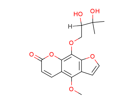 9-(2,3-Dihydroxy-3-methylbutoxy)-4-methoxy-7H-furo[3,2-g]chromen-7-one