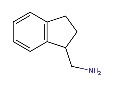 Molecular Structure of 54949-92-7 (2,3-Dihydro-1H-indene-1-methanamine)