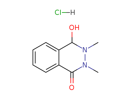 1(2H)-Phthalazinone,3,4-dihydro-4-hydroxy-2,3-dimethyl-, hydrochloride (1:1)