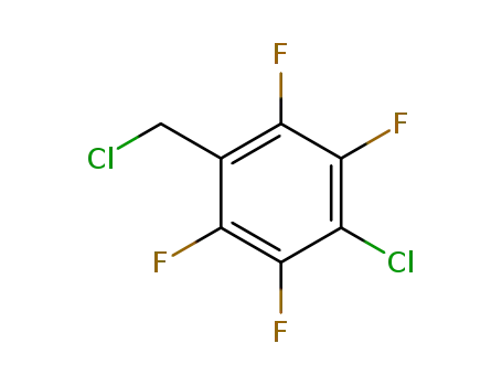 Molecular Structure of 60903-83-5 (4-Chloro-2,3,5,6-tetrafluorobenzylchloride)