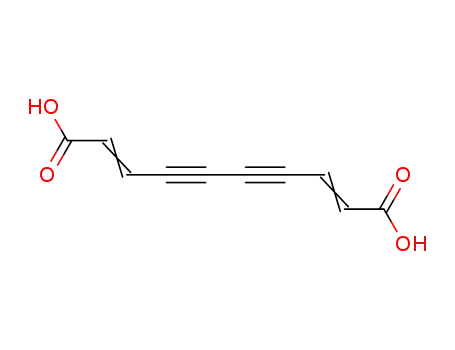 Molecular Structure of 5579-61-3 (2,8-Decadiene-4,6-diynedioicacid)