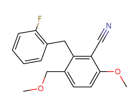 2-cyano-3-(2'-fluorobenzyl)-4-(methoxymethyl)anisole