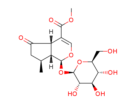 Cyclopenta[c]pyran-4-carboxylicacid, 1-(b-D-glucopyranosyloxy)-1,4a,5,6,7,7a-hexahydro-7-methyl-5-oxo-,methyl ester, (1S,4aS,7S,7aR)-