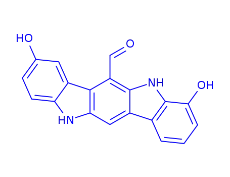 5,11-디히드로-4,8-디히드록시인돌로[3,2-b]카르바졸-6-카르복스알데히드