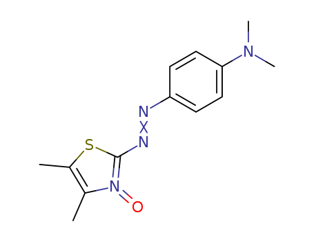 Benzenamine,4-[2-(4,5-dimethyl-3-oxido-2-thiazolyl)diazenyl]-N,N-dimethyl- cas  60875-30-1