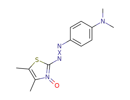 4-[(E)-(4,5-dimethyl-3-oxido-1,3-thiazol-2-yl)diazenyl]-N,N-dimethylaniline