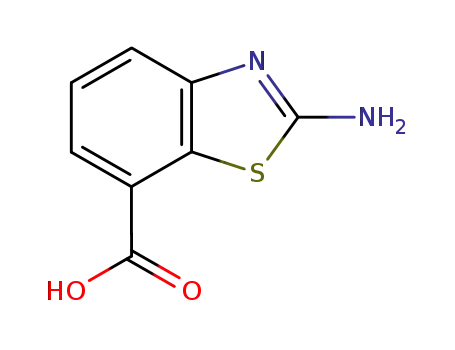 Molecular Structure of 71224-95-8 (7-Benzothiazolecarboxylicacid,2-amino-(6CI,9CI))
