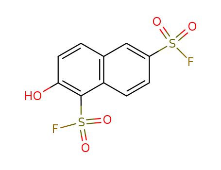 1,6-Naphthalenedisulfonyldifluoride, 2-hydroxy- cas  61053-47-2