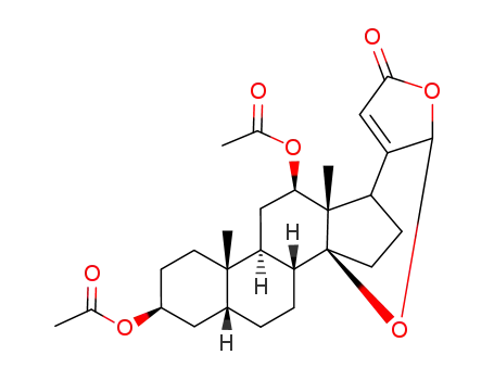 3β,12β-Diacetoxy-14,21ξ-epoxy-5β,14β-card-20(22)-enolid