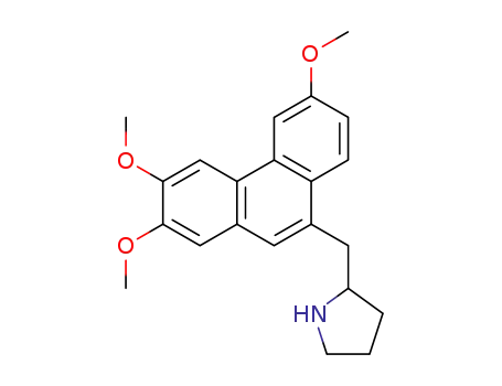 2-((2,3,6-trimethoxyphenanthren-9-yl)methyl)pyrrolidine