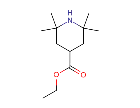 Molecular Structure of 61171-34-4 (2,2,6,6-Tetramethyl-4-piperidinecarboxylic acid ethyl ester)