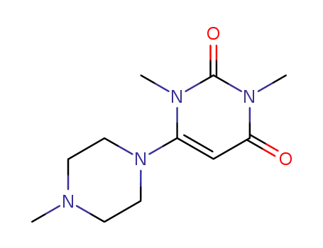 1,3-DIMETHYL-6-(4-METHYLPIPERAZINO)-2,4(1H,3H)-PYRIMIDINEDIONE