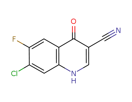 7-chloro-6-fluoro-4-oxo-1H-quinoline-3-carbonitrile
