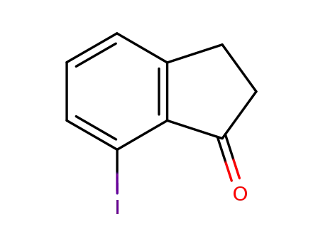 Molecular Structure of 628732-02-5 (7-Iodo-1-indanone)