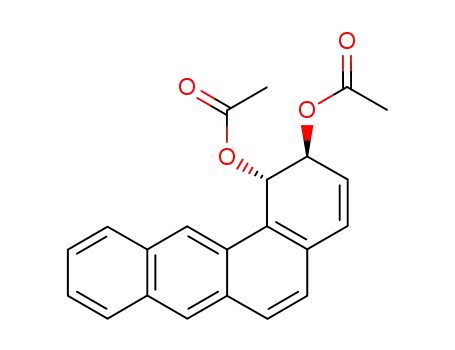 Molecular Structure of 60967-84-2 ((1S,2S)-1,2-dihydrotetraphene-1,2-diyl diacetate)
