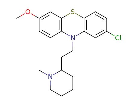 2-chloro-7-methoxy-10-[2-(1-methyl-piperidin-2-yl)-ethyl]-10<i>H</i>-phenothiazine