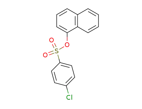 Molecular Structure of 60893-36-9 (1-naphthyl4-chlorobenzenesulfonate)