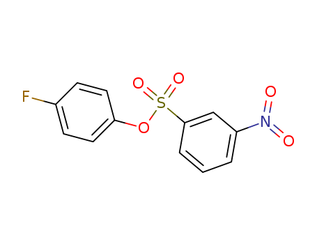 Benzenesulfonicacid, 3-nitro-, 4-fluorophenyl ester