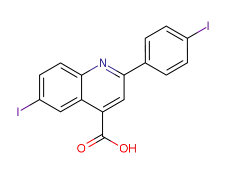 6-Iodo-2-(4-iodophenyl)-4-quinolinecarboxylic acid