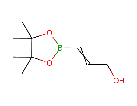Molecular Structure of 608534-39-0 ((E)-3-(4,4,5,5-Tetramethyl-1,3,2-dioxaborolan-2-yl)-2-propen-1-ol)