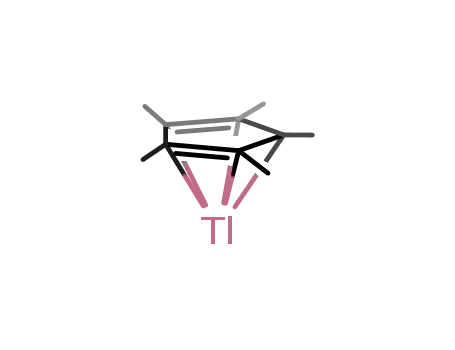Molecular Structure of 75296-97-8 (Thallium, (1,2,3,4,5-pentamethyl-2,4-cyclopentadien-1-yl)-)