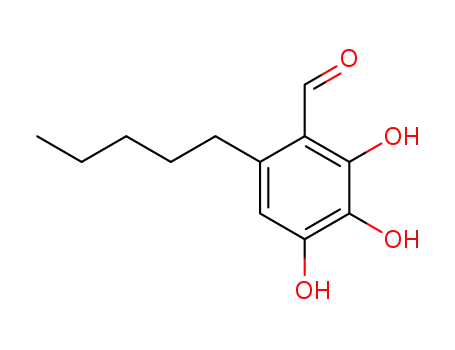 2,3,4-trihydroxy-6-pentyl-benzaldehyde