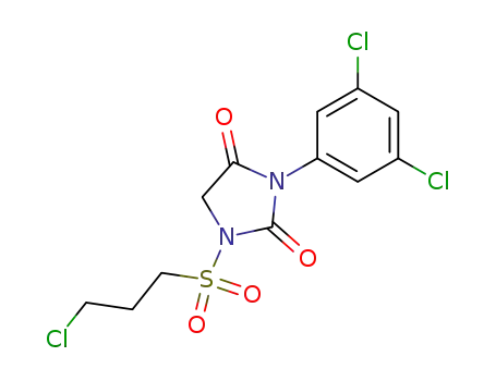 Molecular Structure of 61610-35-3 (1-[(3-chloropropyl)sulfonyl]-3-(3,5-dichlorophenyl)imidazolidine-2,4-dione)