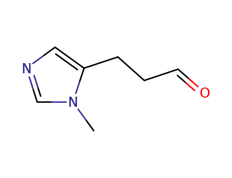 Molecular Structure of 615578-61-5 (1H-Imidazole-5-propanal,1-methyl-(9CI))