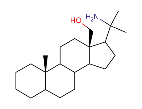 Molecular Structure of 55659-10-4 (20-Amino-20-methylpregnan-18-ol)