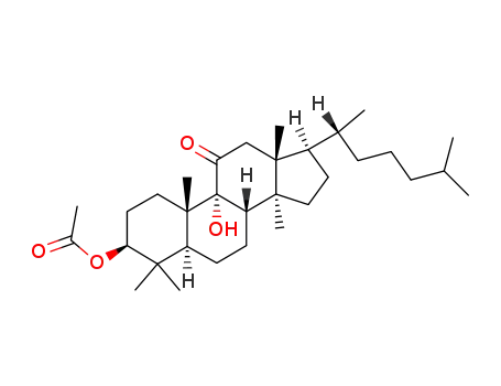 3β-acetoxy-9α-hydroxy-5α-lanostan-11-one