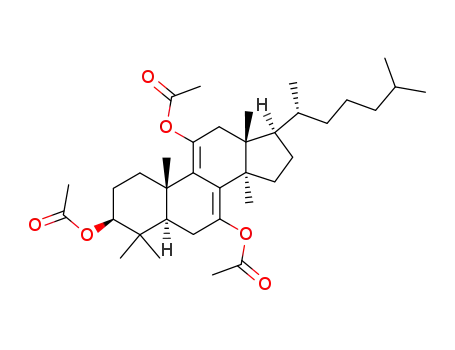 3β,7,11-triacetoxy-5α-lanosta-7,9(11)-diene