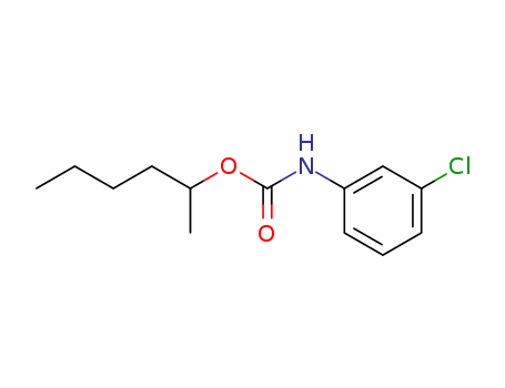 Carbamic acid,(3-chlorophenyl)-, 1-methylpentyl ester (9CI)