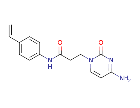1(2H)-Pyrimidinepropanamide,4-amino-N-(4-ethenylphenyl)-2-oxo- cas  61469-26-9
