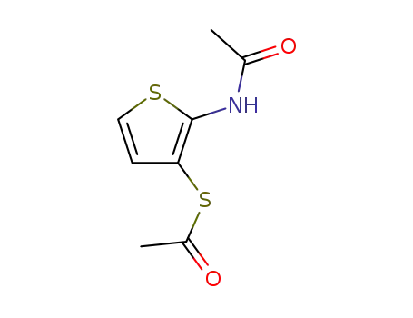 ethanethioate de S-acetylamino-2 thienyle-3