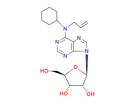Molecular Structure of 55611-38-6 (N(6)-allyl-N(6)-cyclohexyladenosine)