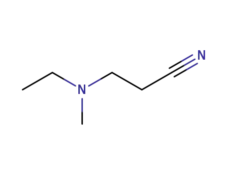Molecular Structure of 55619-09-5 (3-[ethyl(methyl)amino]propanenitrile)