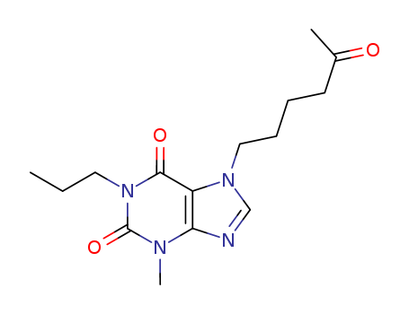 3-Methyl-7-(5-oxohexyl)-1-propylxanthine