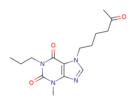 3-메틸-7-(5-옥소헥실)-1-프로필크산틴