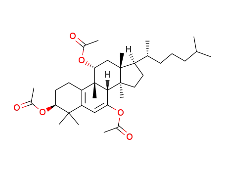3β,7,11α-triacetoxy-cucurbita-5(10),6-diene