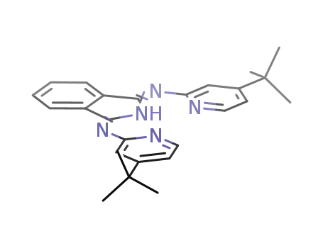 Molecular Structure of 61702-08-7 ((3E)-N-(4-tert-butylpyridin-2-yl)-3-(4-tert-butylpyridin-2-yl)imino-is oindol-1-amine)